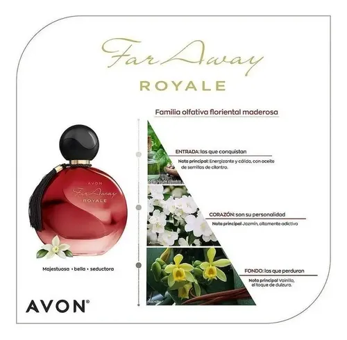 Avon Perfume Far Away Royale 50ml Spray Femenino 30% Off