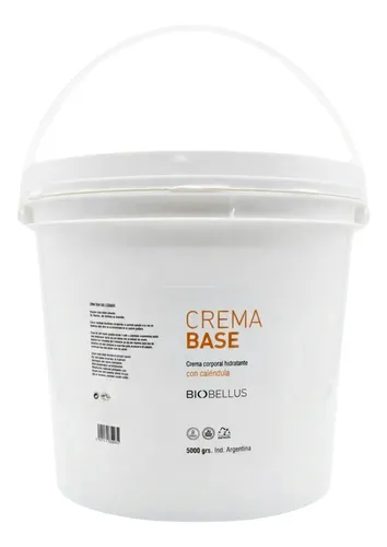 Crema Base Para Masajes Corporal Hidratante X 5 Kg Biobellus