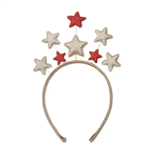 Diadema Con Forma De Estrella De Lentejuelas Para Niños, Fie