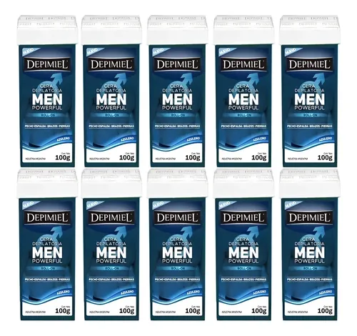 Cera Depimiel Roll-on Men Hombre Powerful X100g