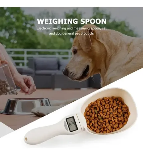 Oo Báscula Electrónica 2 Pzas For Comida Gato Y Perro L