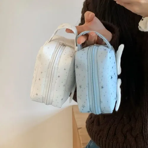 Pz Neceser De Maquillaje Para Mujer Con Asa Organizador De