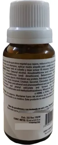 Ampolla La Puissance Keratine Shock Cabellos Dañados 15ml X3