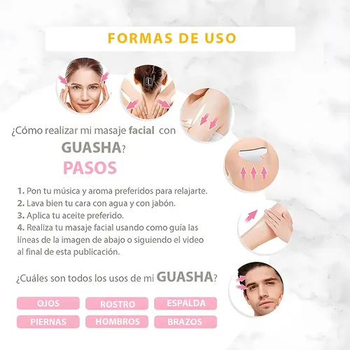 Ff 2 Masajeadores Faciales Y Corporales Gua Sha Acero 2026