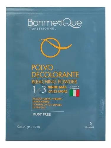 Polvo Decolorante Bonmetique Bleaching Powder 1+3 X20g