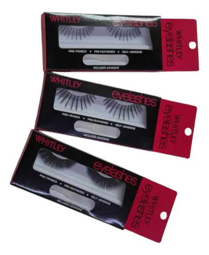 Pack X Mayor 20 U. Pestañas Postizas C/adhesivo Dif. Modelos