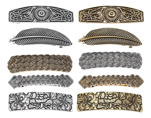 Pasador De Pelo De Moda De Vikingos Del Norte De Oro 1