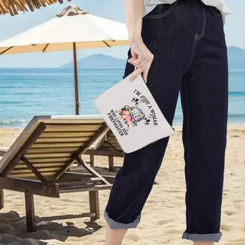 Bolsa De Maquillaje Cosmético Levlo I’m Just A Women Who Lov