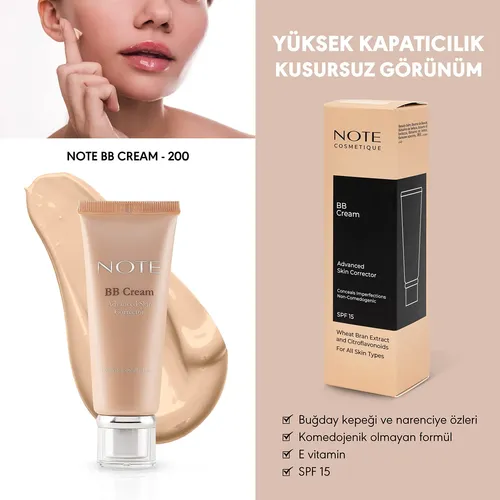 Corrector De Piel Avanzado Bb Cream Note Spf 15 30 Ml