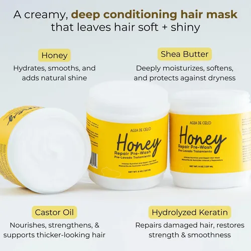 Mascarilla Capilar Agua De Cielo Honey Repair Pre-shampoo 23
