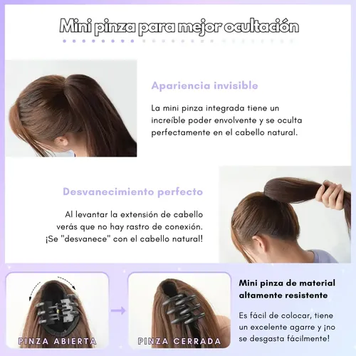 2026 Extensiones De Cola De Caballo For Mujer Cabello