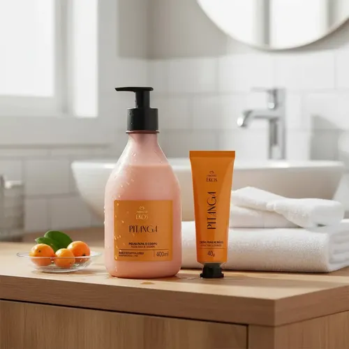 Pack Crema Hidratante Natura Ekos Pitanga para Cuerpo y Manos
