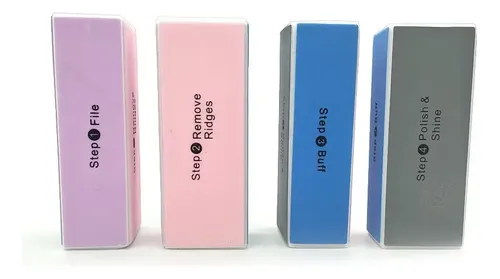 Lima Pulidor Bloque Para Uñas Manicura Nails X2