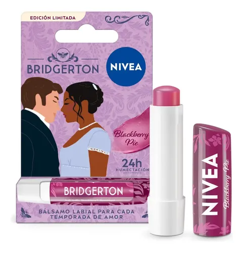 Nivea Bálsamo Labial Blackberry Pie Edición Bridgerton Todo Tipo De Piel Día/noche