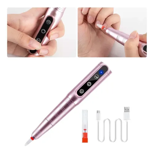 Máquina De Manicura Y Pedicura Portátil, Limadora De Uñas Pr