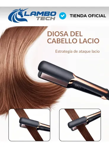 Planchita Pelo Profesiona Alisadora 4 Nivel Temperatura 750°