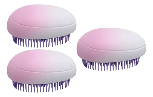Cepillo Para Cabello Seco Y Húmedo, 3 Piezas, Desenredando C