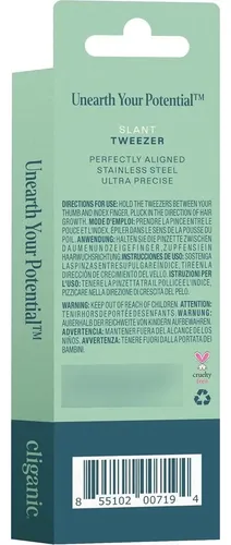 Pinzas De Cejas Profesionales Acero Inoxidable Cliganic 1