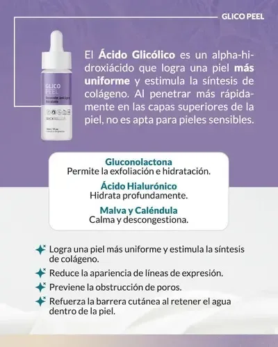 Acido Glicolico Renovador Celular Peeling Biobellus 30ml