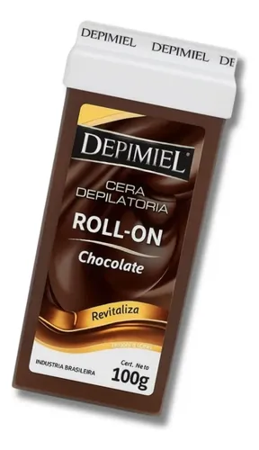 Cera Depilatória Depimiel Chocolate Roll-on Recambio 100g