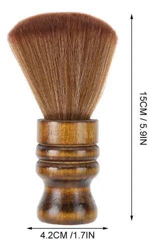 Cepillo Para Barrer El Pelo Roto Neck Face Duster Para Estil