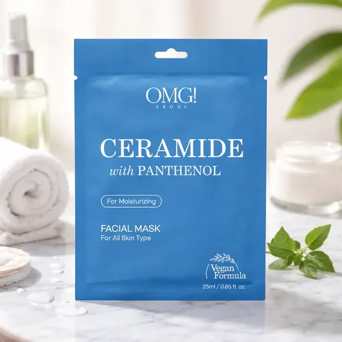 Mascarilla Facial Omg Coreana Vegana Ceramide Panthenol X 1