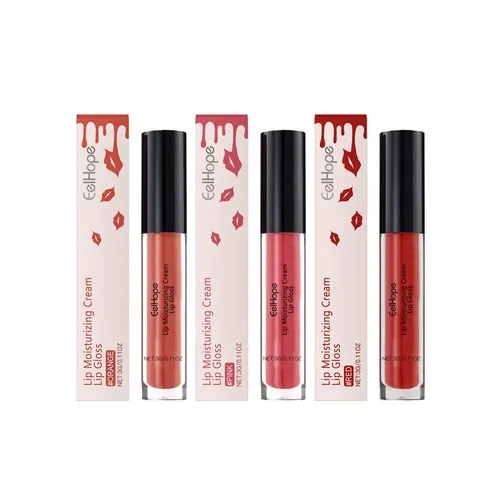 Brillo De Labios Hidratante Eelhope, Brillo Labial Colorido  Naranja