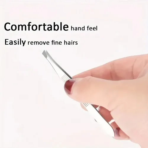 ** Pinzas De Acero Inoxidable Para Cejas Y Pestañas, ***