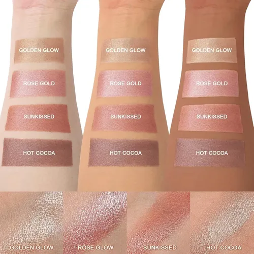 Paleta Crema Contorno Rubor Iluminador Ucanbe Sunkissed