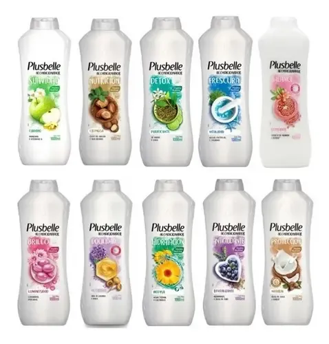 Plusbelle Acondicionador Crema Enjuague 1 Lt Formula Vitalidad