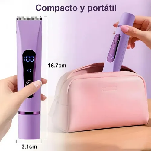 Y Depiladora For Mujer Rasuradora Electrica Doble Cabeza