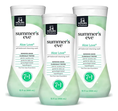 Jabón Íntimo Aloe Love Summers Eve 3×15 Oz