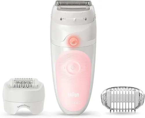 Braun Silk-épil 5-620 Wet & Dry Depiladora Cabezal Rasurado Color Blanco