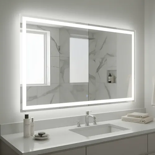 Espejo Led Cuadrado 90×90 Touch