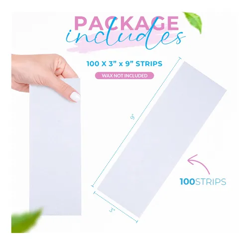 Tiras De Cera Tifara Beauty 7,6 X 23 Cm (100)
