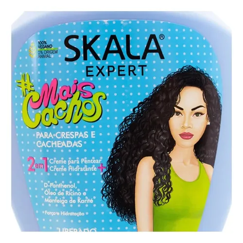 Skala Mais Cachos Máscara Vegan Rulos Hidratacion 1kg