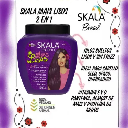 Skala Mais Lisos Crema Para Alaciado E Hidratación 1 Kg.