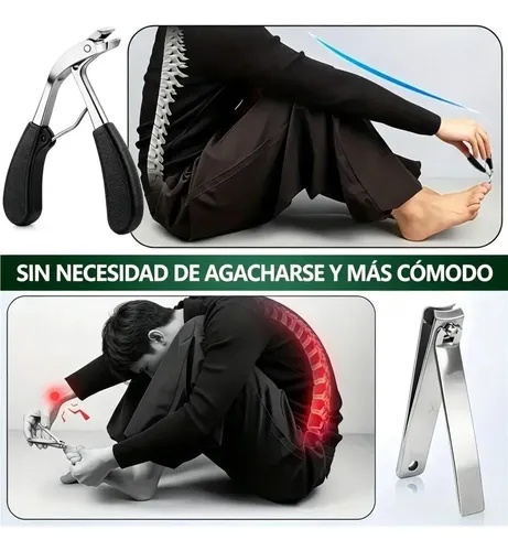 Kit 3 Cortauñas Acero Inoxidable