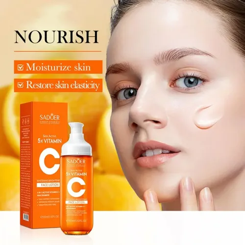 Loción Facial Reparadora Quintuple Vitamina C 100ml Sadoer Todo Tipo De Piel Día/noche