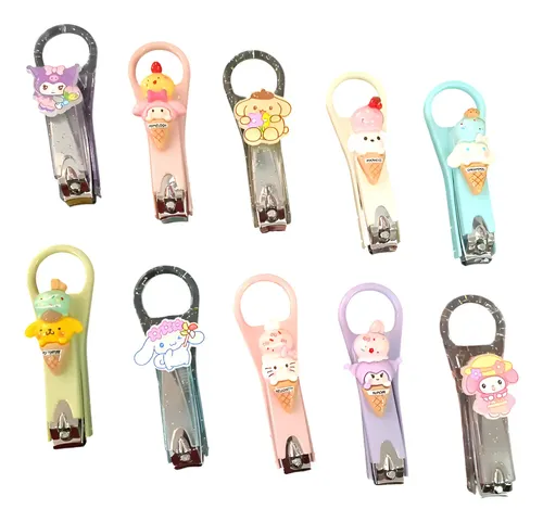 Cortauñas Alicate Sanrio Kawai Kuromi Cinamon Mymelody Kitty