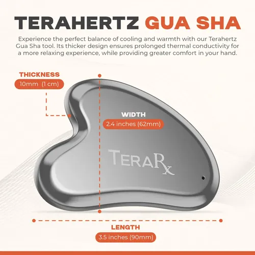Herramienta Facial Gua Sha Terarx Terahertz Stone Para El Ed