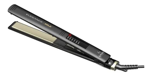 Planchita Gama Elegance Led Gold Color Negro