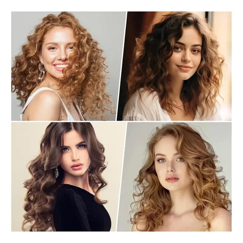 54pzs Hair Rulo Tubos Plástica Para Cabello Autoadheribles