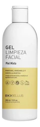 Biobellus Gel Limpieza Facial Piel Mixta Libre Parabenos + Bruma Relax