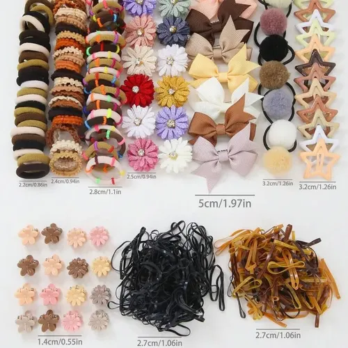 ¡juego De Accesorios Para El Cabello Infantil Ii De 875 Piez