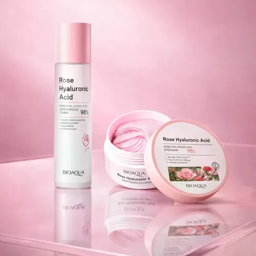 Combo Skincare Bioaqua Tónica Rosa + Eye Parks