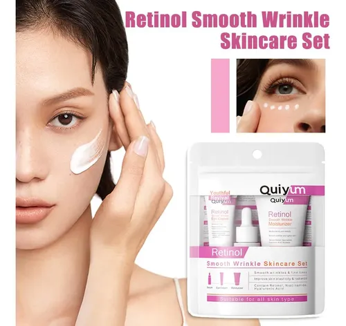 Set De Cuidado De La Piel Hidratante Antiarrugas Con Retinol