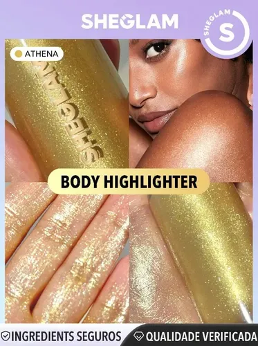 Sheglam Loción Iluminador Corporal Resaltador De Bronceado Athena