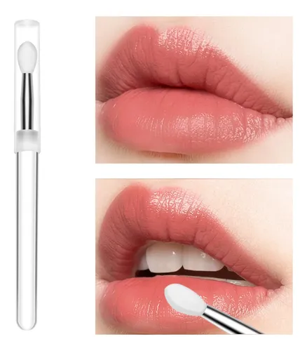 Pincel Para Labios, Aplicador De Lápiz Labial Con Cubierta,