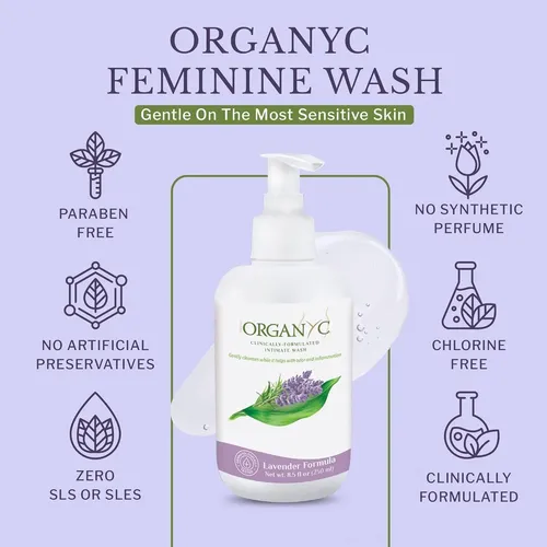 Cuidado Íntimo Organyc Lavanda 250 Ml